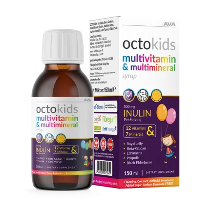 Octokids Çocuk Multivitamin Multimineral 150 ml Şurup